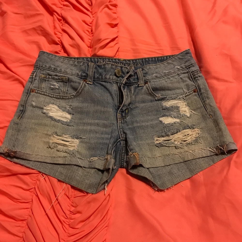 American Eagle Cut Off Jean Shorts